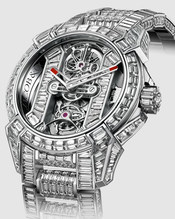 Review Jacob & Co EPIC X TOURBILLON BRACELET DIAMONDS EX500.30.BD.BD.A30BA Replica watch